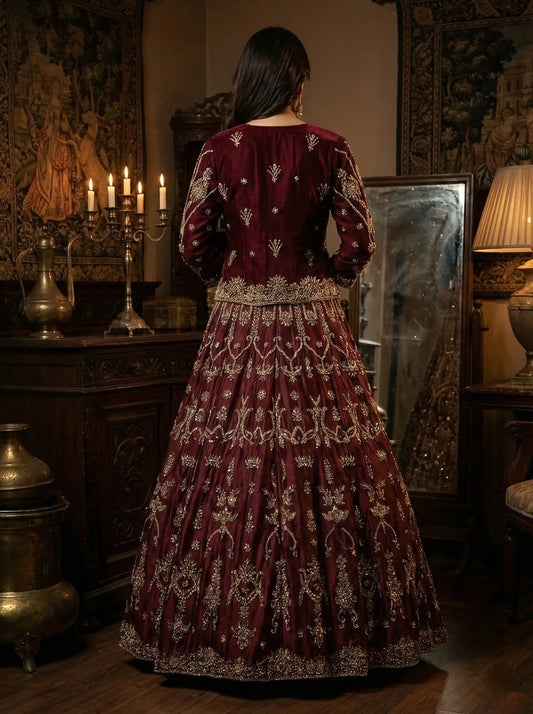 Embroidered Handmade Bridal Lehnga