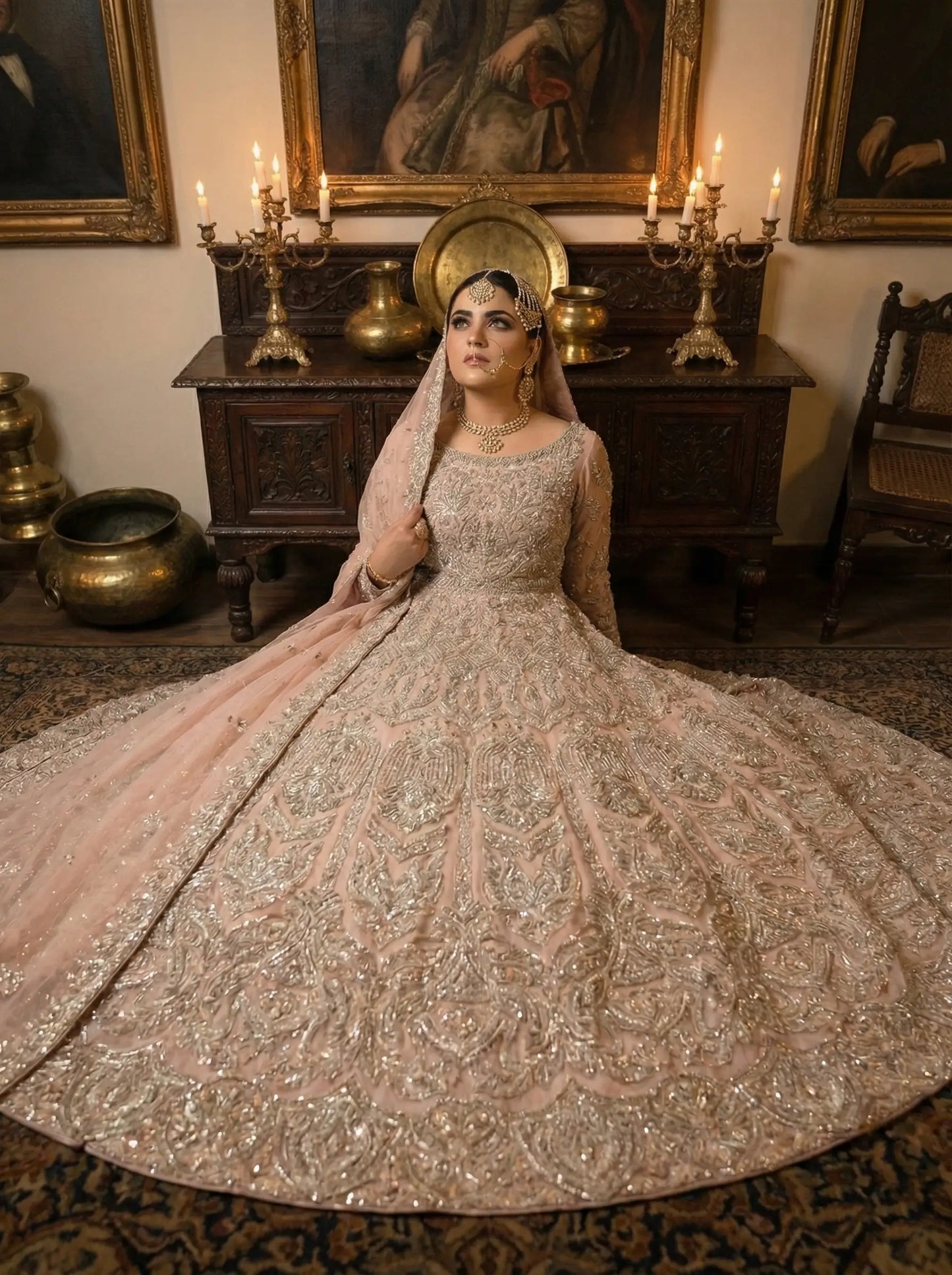 Embroidered Handmade Bridal Lehanga