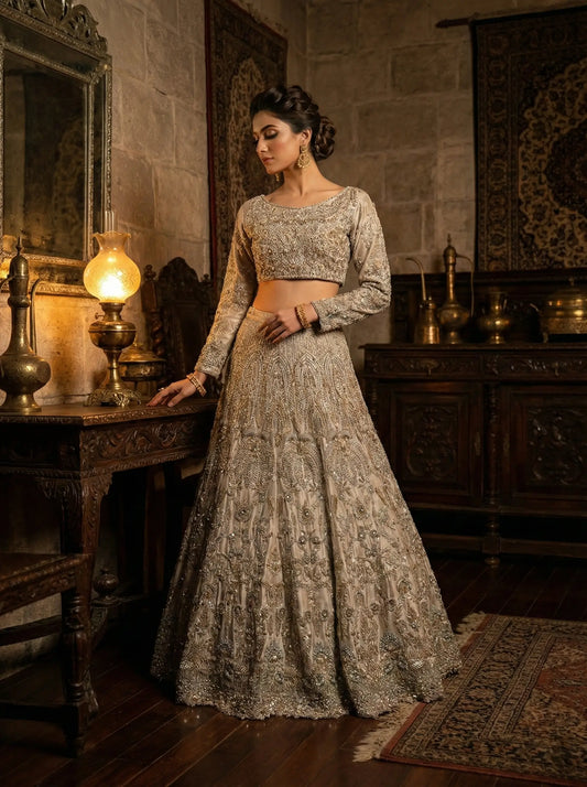 Embroidered Handmade Bridal Lehanga