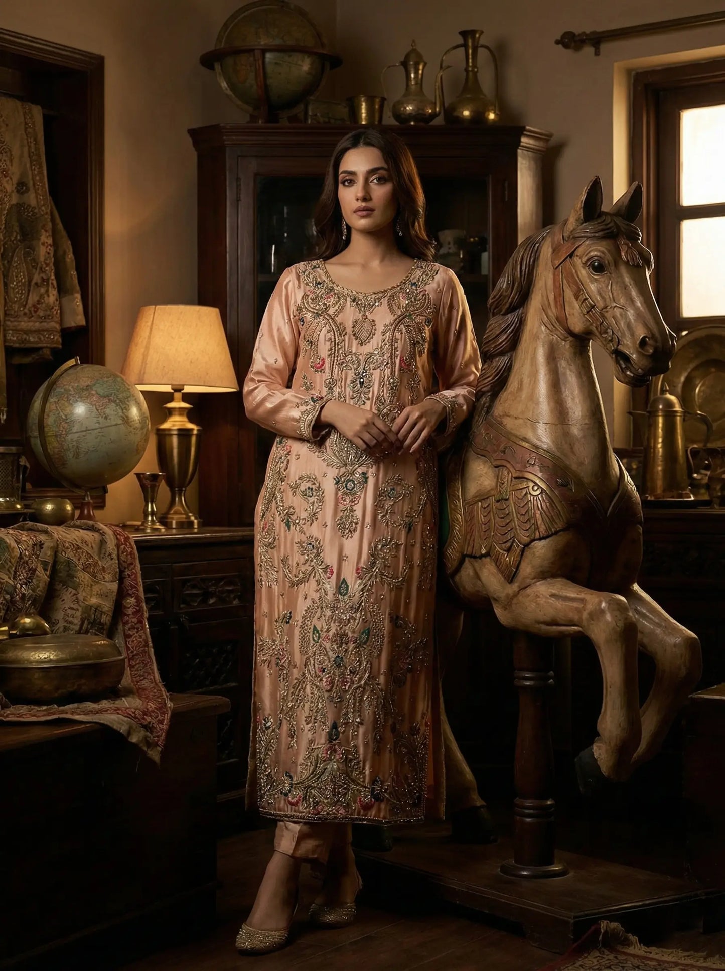 Embroidered Handmade Long Shirt